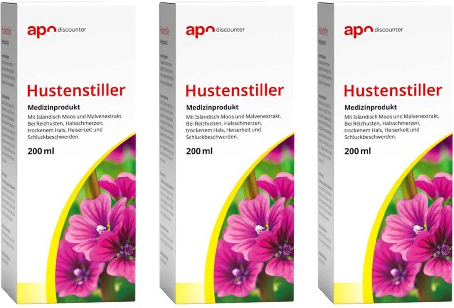 Hustenstiller Sirup von apodiscounter 3x200ml