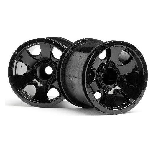 HPI WARLOCK WHEEL BLACK (2.2in/2pcs) (106724)