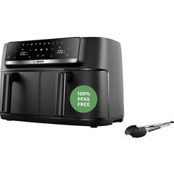 Bosch Serie 4, Double Drawer Air Fryer 9 l 2500 W Schwarz MAFD440B7