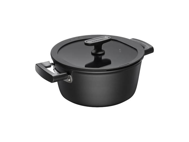 Fiskars Casserole avec couvercle Hard Face Ceratec Superior 3,5 L