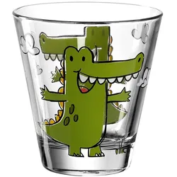 6er-Set Leonardo Wasserglas Bambini 215 ml Glas Bunt