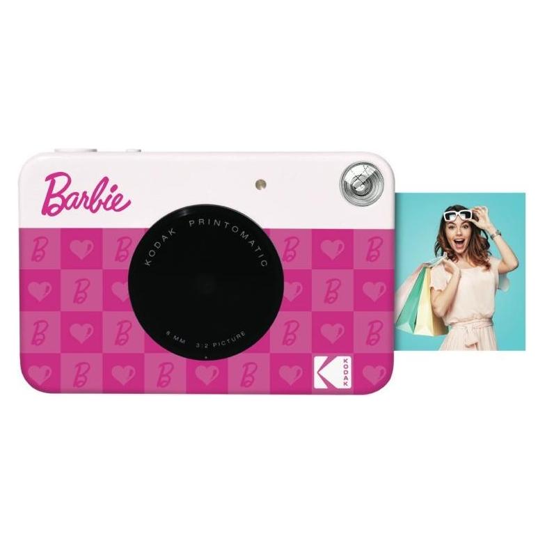 Kodak PRINTOMATIC Barbie Instant Print Camera, 2x3", Pink (RODOMATICB10)