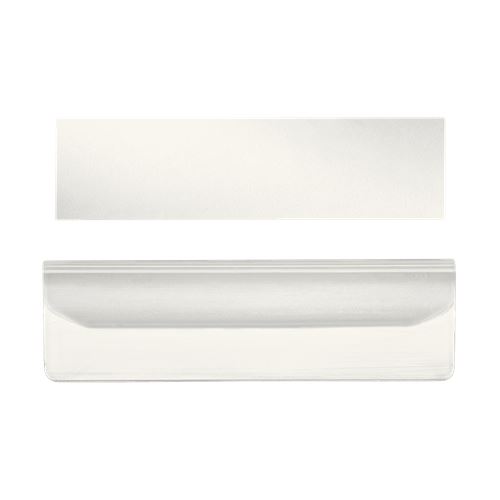 LEITZ 10 Beschriftungsschilder mit Clip 6005 transparent