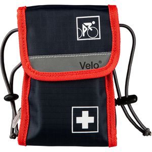 Holthaus Erste-Hilfe-Tasche VELO Fahrrad, 21-teilig gefüllt mit Kordelklemmen