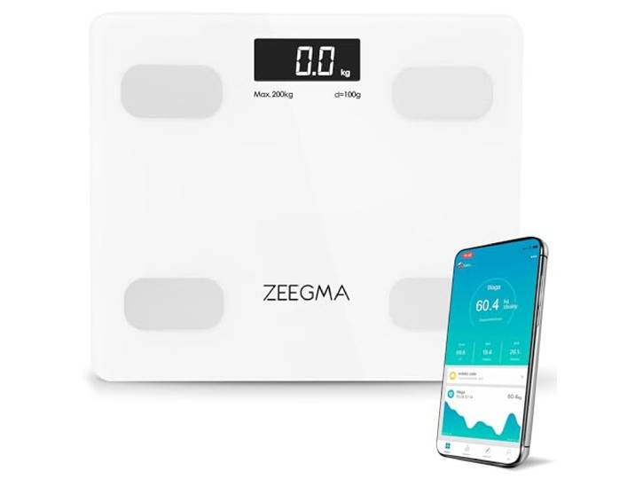 ZEEGMA Gewit Intelligente digitale analyse weegschaal met Bluetooth en App