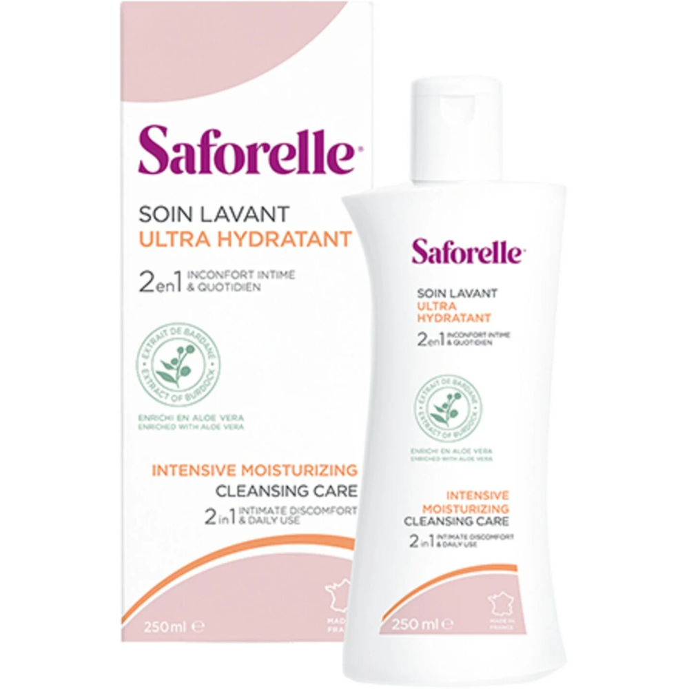 Saforelle Intensive Moisturising Cleansing Care Intimate and Corporal Hygiene 250mL