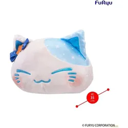 Furyu Nemuneko Cat peluche Big Plush Blue 35 cm (17.70 cm)