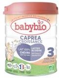 Babybio Caprea Croissance 3 Lait de Chèvre 10 Mois - 3 Ans Bio 800 g - Boîte 800 g