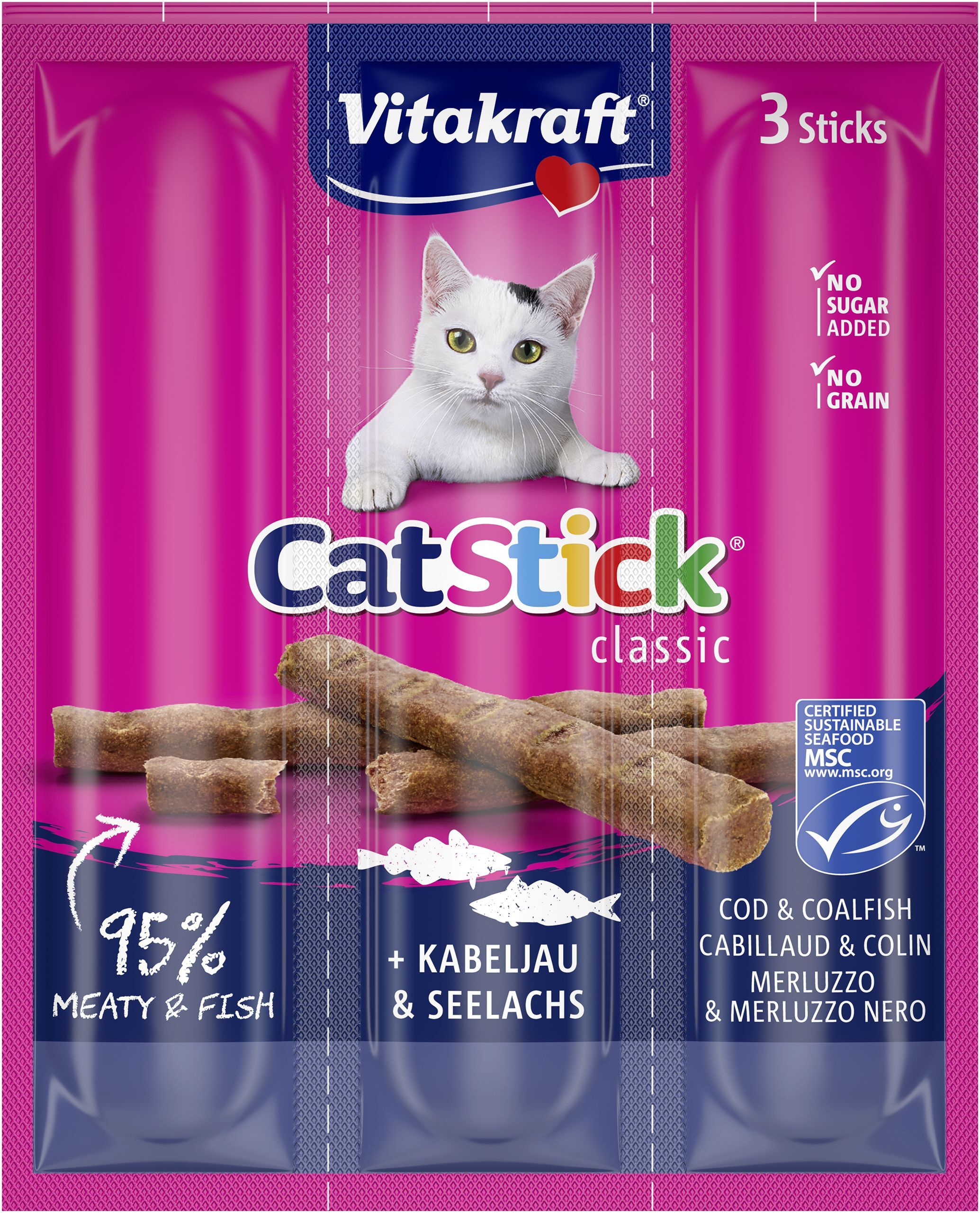 Vitakraft - Cat Stick® with cod and coalfish