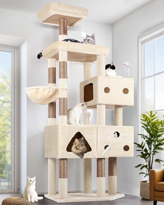Kratzbaum für große Katzen - Krabton mit Katzenhaus