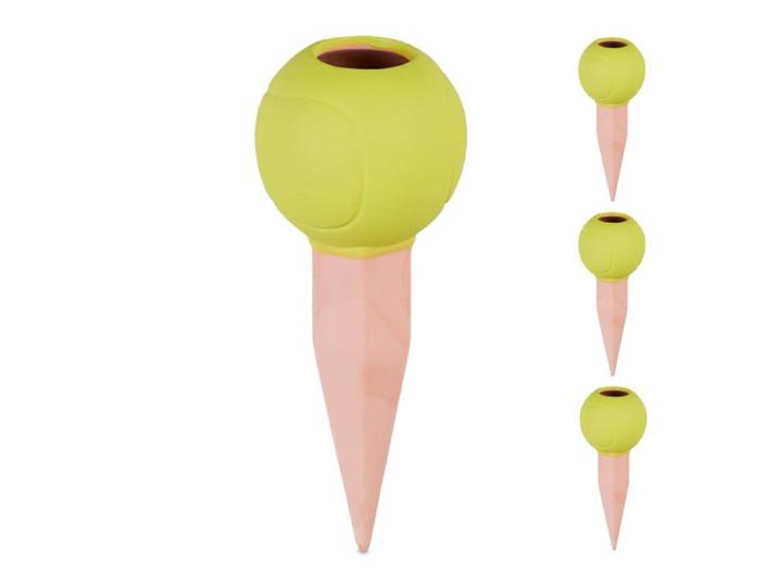 Relaxdays Tonkegel Tennisball 4er Set