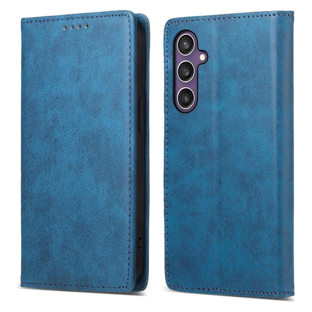 Cover-Discount Hülle mit RFID Blocker blau (Samsung Galaxy S24+) (660169750E)