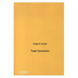 Togo-Sprachen, Fachbücher von August Seidel