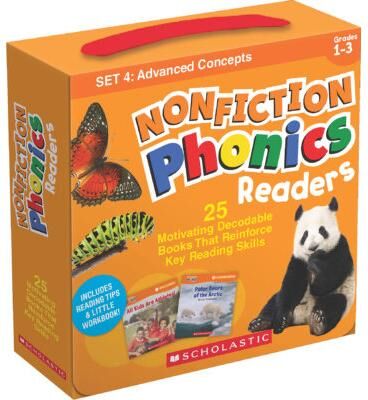 Scholastic Nonfiction Phonics Readers SET 4: Advanced Concepts
