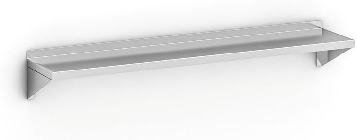 B2B Partner Edelstahl-Wandregal, 1500 x 300 mm