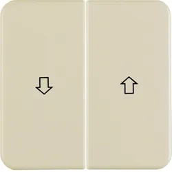 Hager Wippe 2f. Aufdruck Pfeil WG UP IP44 weiß