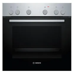 Bosch Hausgeräte HND211AR62, Backofen + Herd Einbau, Silber, Schwarz