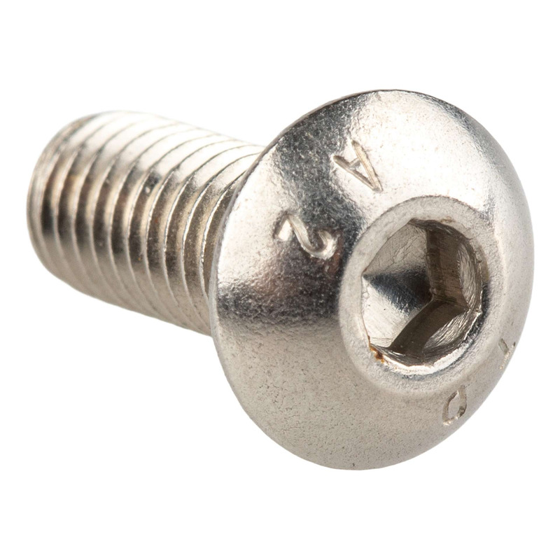 1Tek Tools Vis inox bombée type BTR M5x12mm acier inoxydable