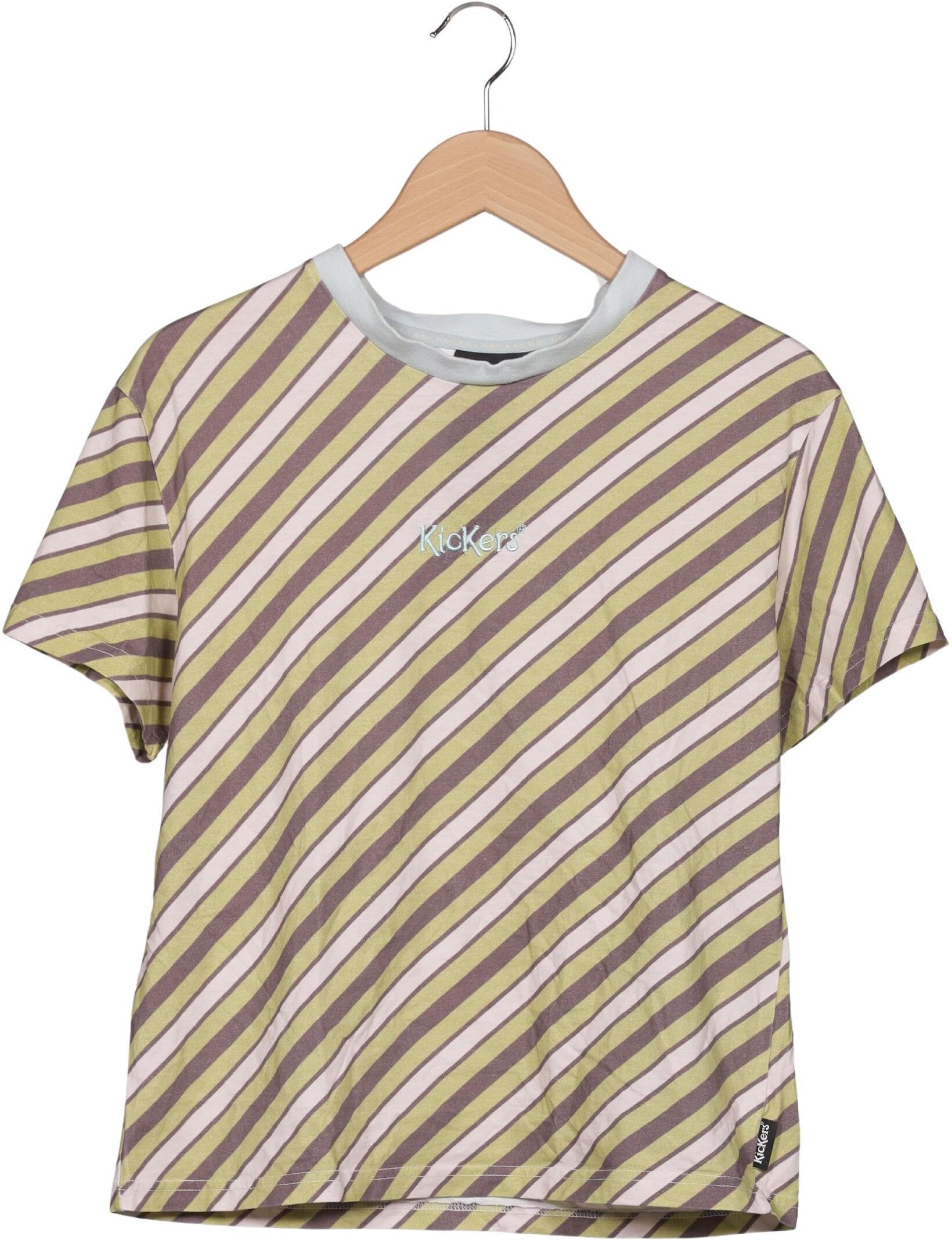 Kickers Damen T-Shirt, Mehrfarbig, Gr. M, Baumwolle / Elasthan - Second Hand