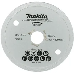 Makita, Sägeblatt, Diamanttrennscheibe Ø 85x15 mm Glass