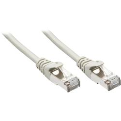LINDY 48342 RJ45 Patchkabel CAT 5e F/UTP 1.00 m Grau mit Rastnasenschutz 1 St.