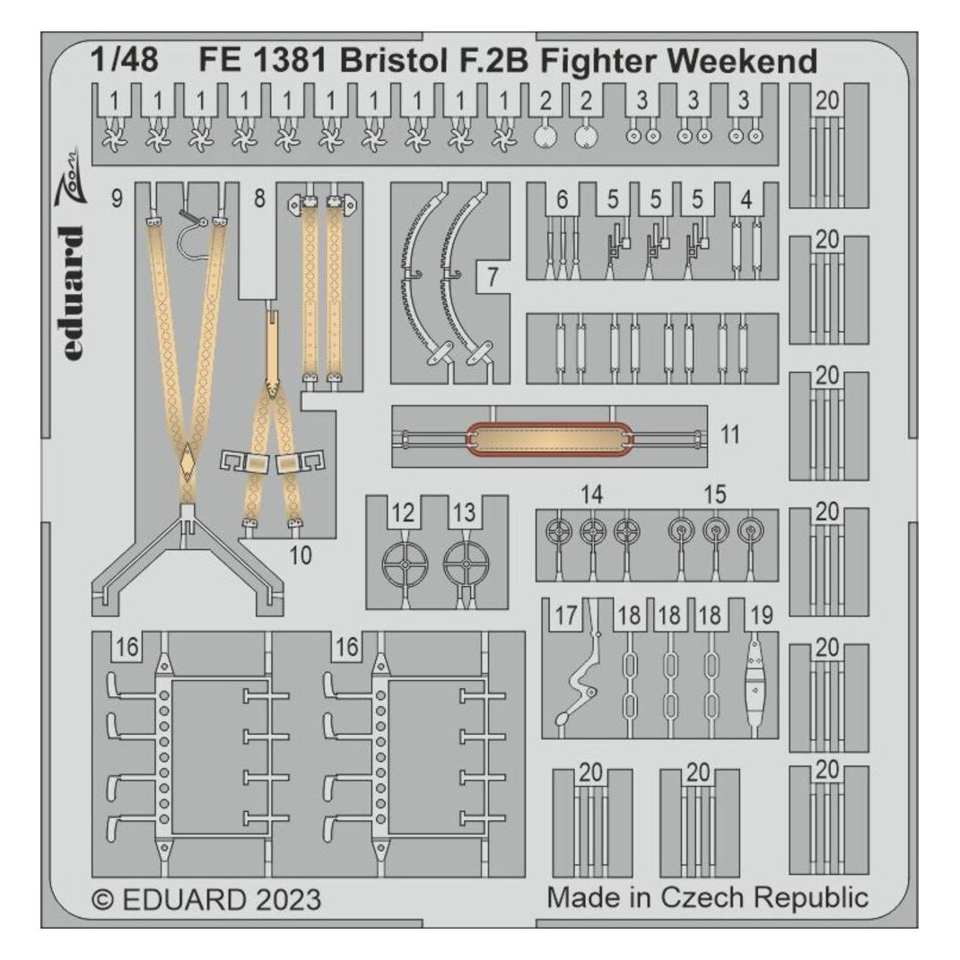 Eduard Bristol F.2B Fighter Weekend 1/48 (FE1381)