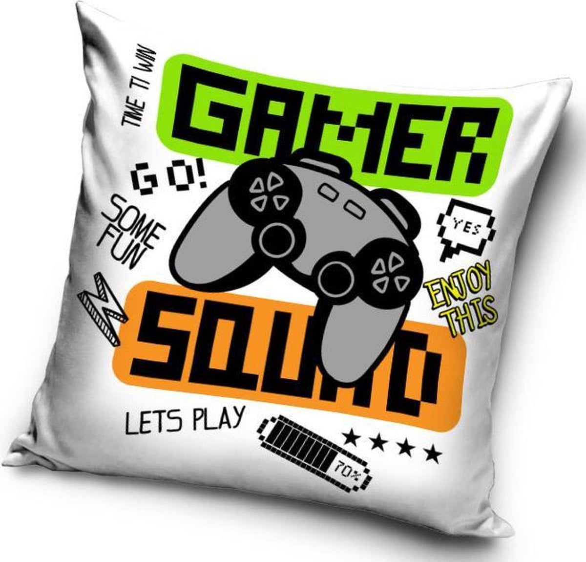 Gamer Sierkussen inclusief vulling 40 x 40 cm