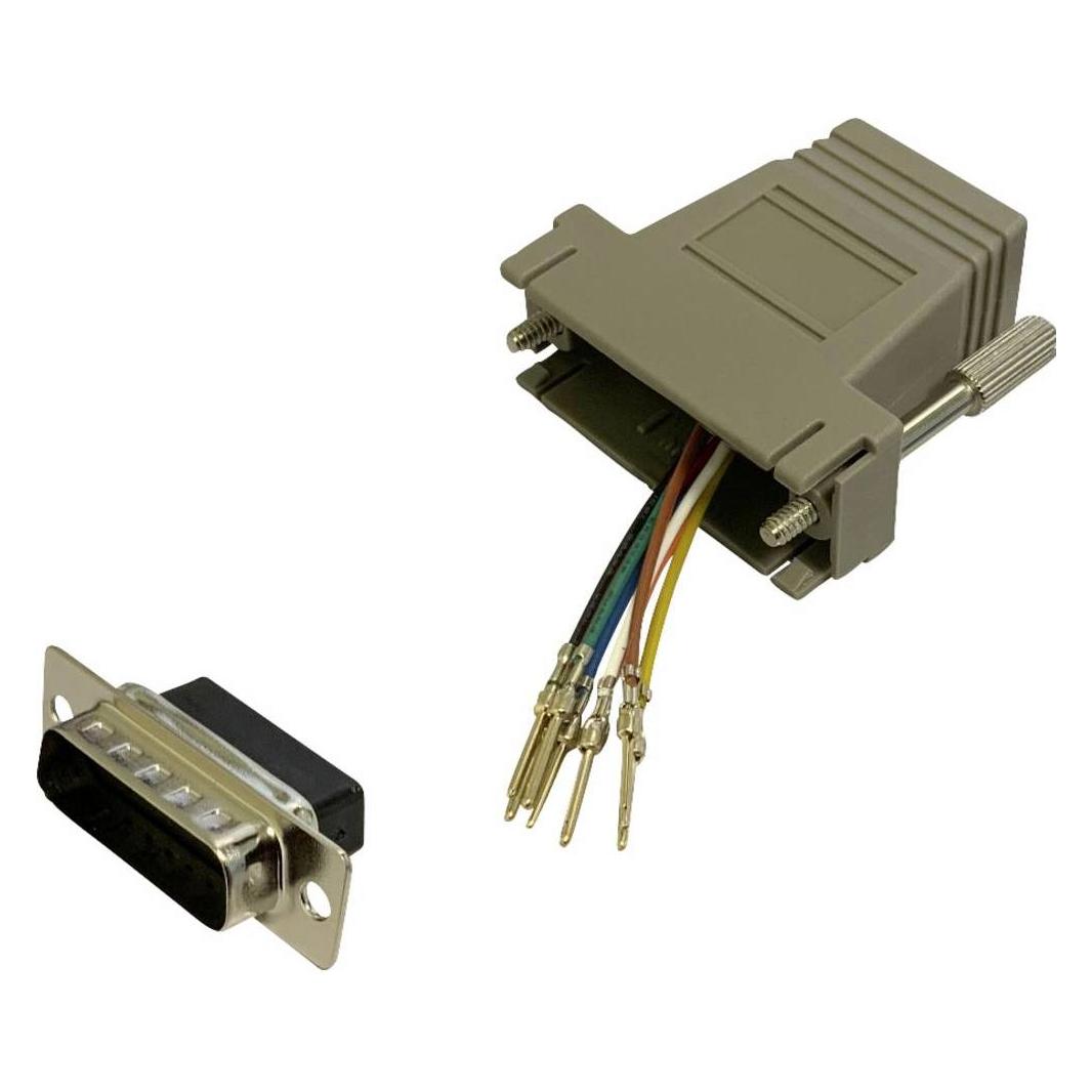 BKL Electronic 10121121 Adapter D-SUB-Stecker 15pol. - RJ45-Buchse 1 St. Single (10121121)