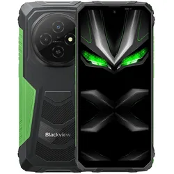 Blackview FORT 1 (6.56" - NFC - 256 Go, 6 Go de RAM - 10000mAh) Vert (256 GB, Vert, 6.56", Dual SIM, 4G), Smartphone, Grün