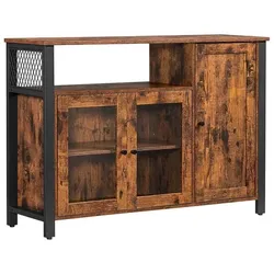 VASAGLE Sideboard braun 150/33/75 cm braun, 150x75x33 cm