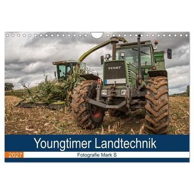 Youngtimer Landtechnik (Wandkalender 2027 DIN A4 quer), CALVENDO Monatskalender