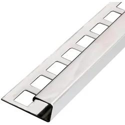 Quadratprofil aus poliertem V2A Edelstahl (8 mm, 300 cm)