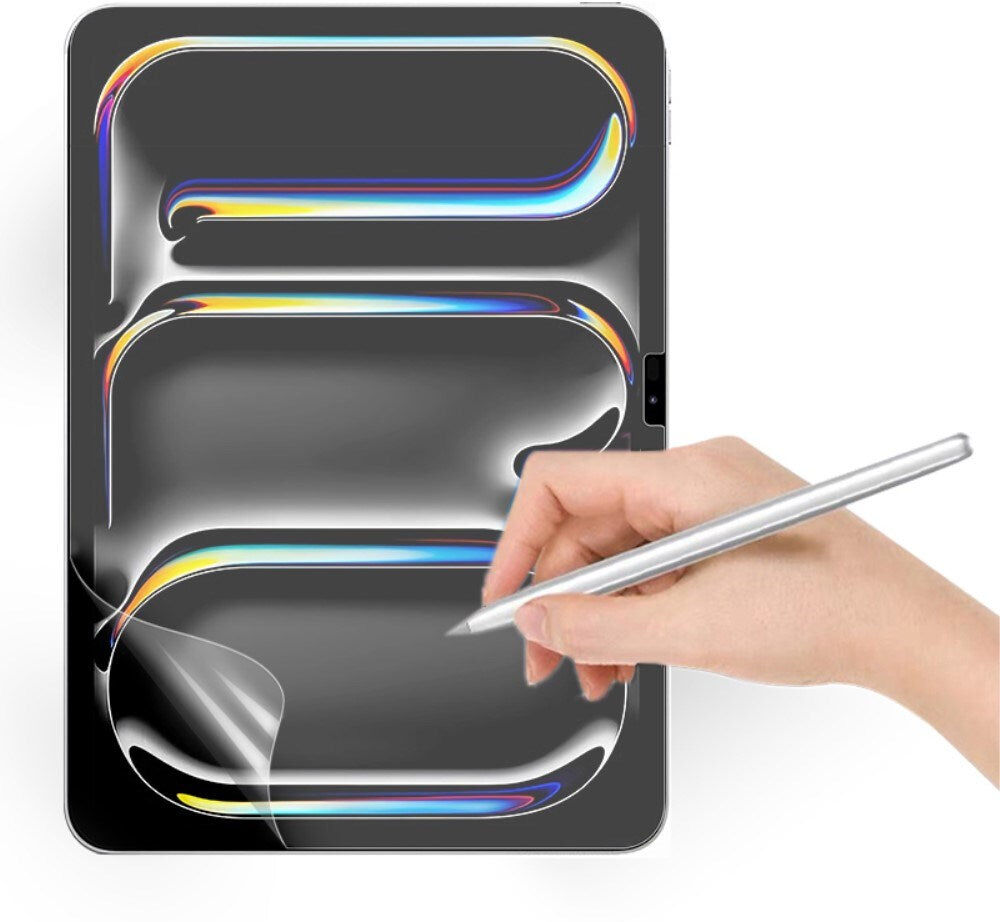 EIDERWOOD iPad Pro 11" (2025 / 2024) PET Papir Tekstur Beskyttelsesfilm - Gennemsigtig