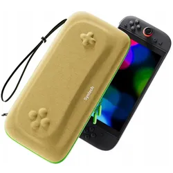 Mimd Twardy pokrowiec do Nintendo Switch 2 / G11 Beżowy z Zielonym Zamkiem (SB11135) (Switch), Weiteres Gaming Zubehör, Beige