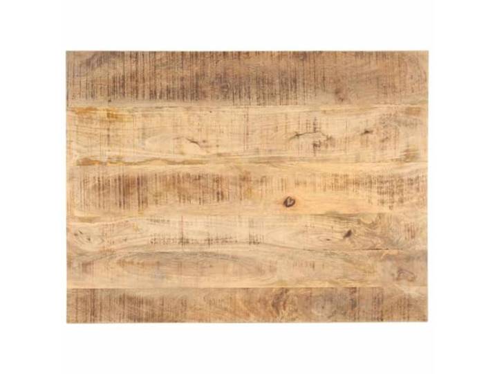KGFHERENB Tischplatte Massivholz Mango 90x70 cm Holzplatte Rechteckig Rustikale Ersatz-Echtholzplatte für Esszimmer, Cafe oder Restaurant. Robustes Naturholz mit 2,5 cm Stärke.