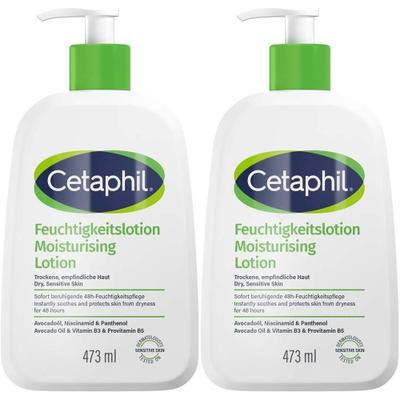 Cetaphil Feuchtigkeitslotion x2 2x473 ml Lotion