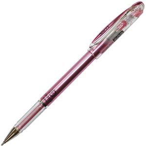 Pentel Gelschreiber Slicci Metallic, BG208MPX, Strichbreite 0,4 mm, schnelltrocknend, Farbe metallic-rose