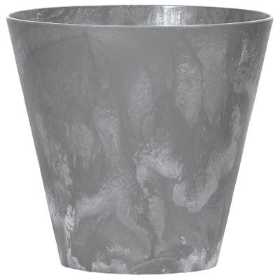 Pflanzkübel PROSPERPLAST "Tubus Effect", grau, H:37,3cm Ø:40cm, Kunststoff, Pflanzgefäße, Pflanzkübel, ØxH: 40x37,3 cm