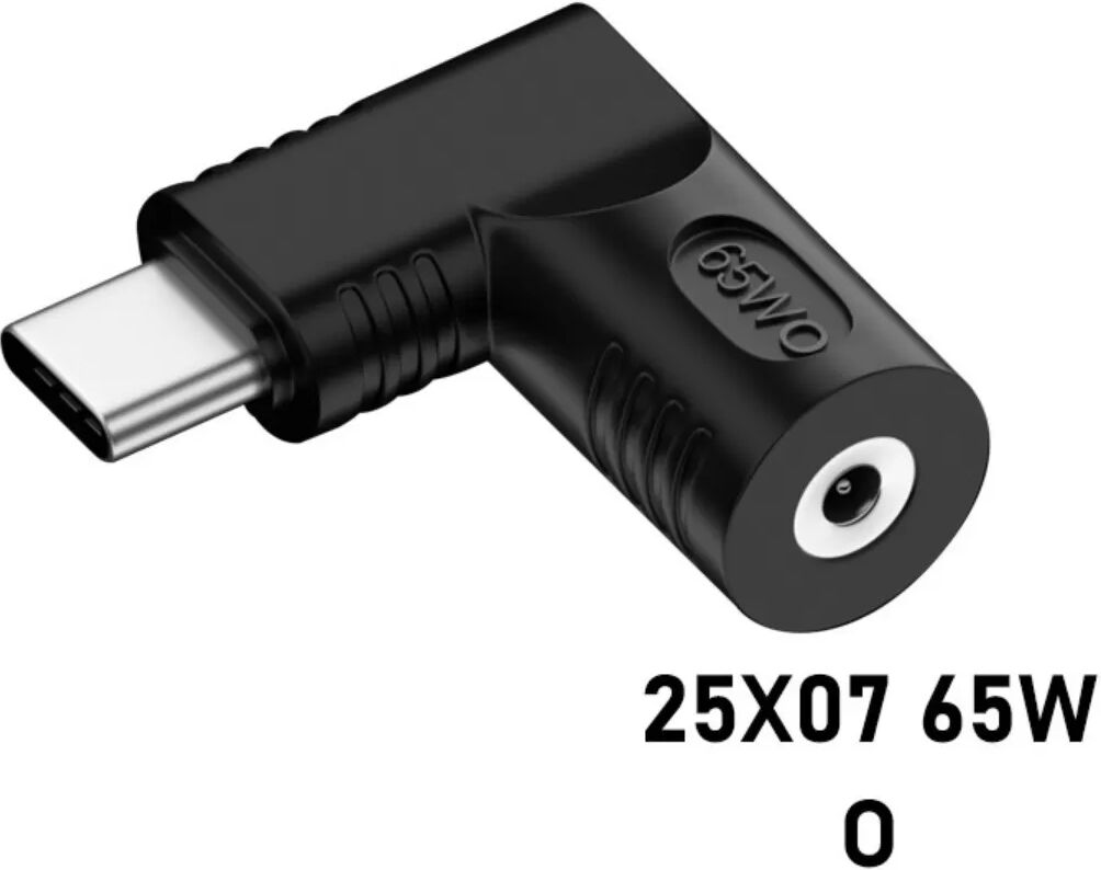 INF DC Buchse auf USB Typ-C Stecker 65W PD Netzteiladapter - Vielseitige Ladelösung