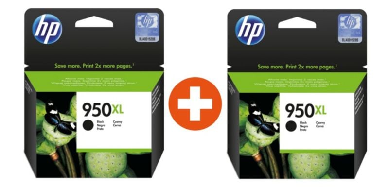 HP CN045AE / 950XL Original Druckerpatrone Schwarz (2 Stück)