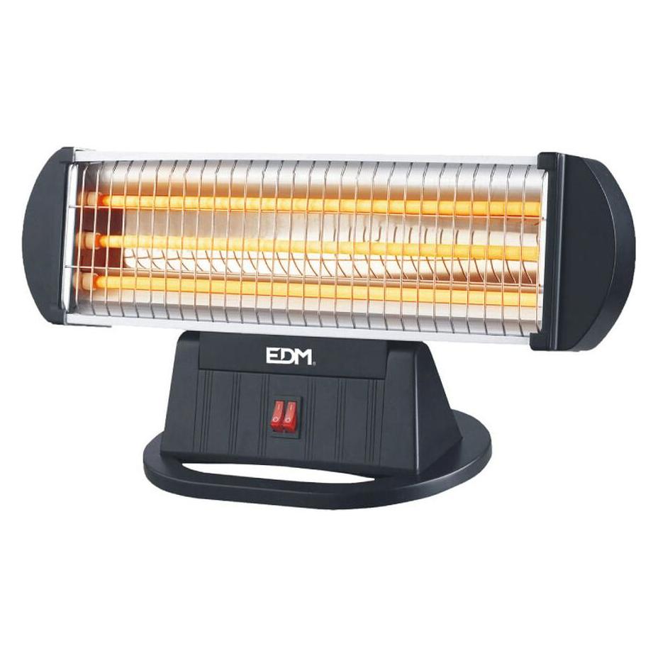 EDM Quartz-Heizung 07140 07140 Schwarz 1200 W (1200 W) (45287560)