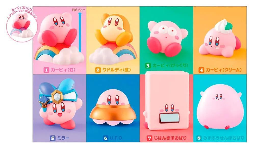 Bandai Friends Kirby figuur, meerkleurig, 6 cm