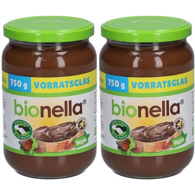 Rapunzel bionella Nussnougat-Creme vegan HIH 2x 2x750 g