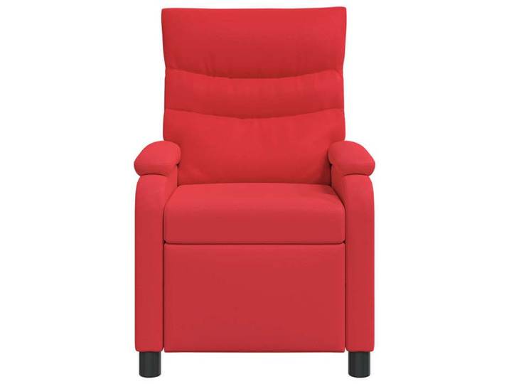 Meuble - Fauteuil - Rouge - Fauteuil inclinable Rouge Simili cuir_30685