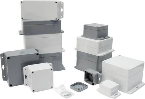 Gainta G387MF Universal-Gehäuse 120 x 120 x 90 ABS Kunststoff Dunkelgrau 1St.