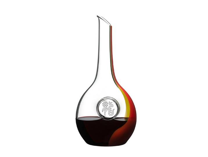 RIEDEL THE SPIRIT GLASS COMPANY Dekanter RIEDEL Chinese Zodiac Dragon Dekanter - Rot/Gelb