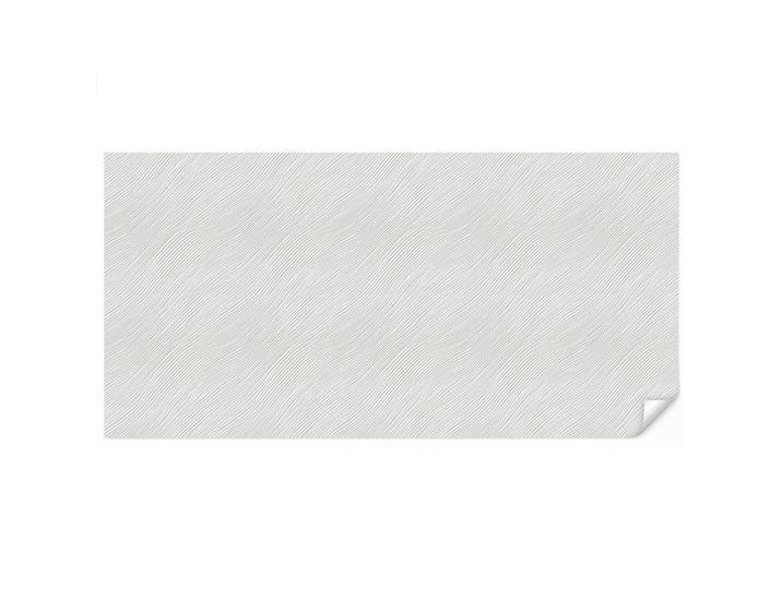 OnlyWow Tapete - Wellen - Rippen - Weiß - 500x240 cm, Papier, Rechteckig, 500x240 cm, Tapeten & Wandverkleidungen, Vliestapeten