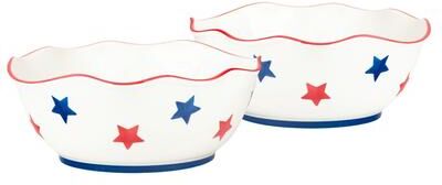 10 Strawberry Street Star-Spangled Serveware