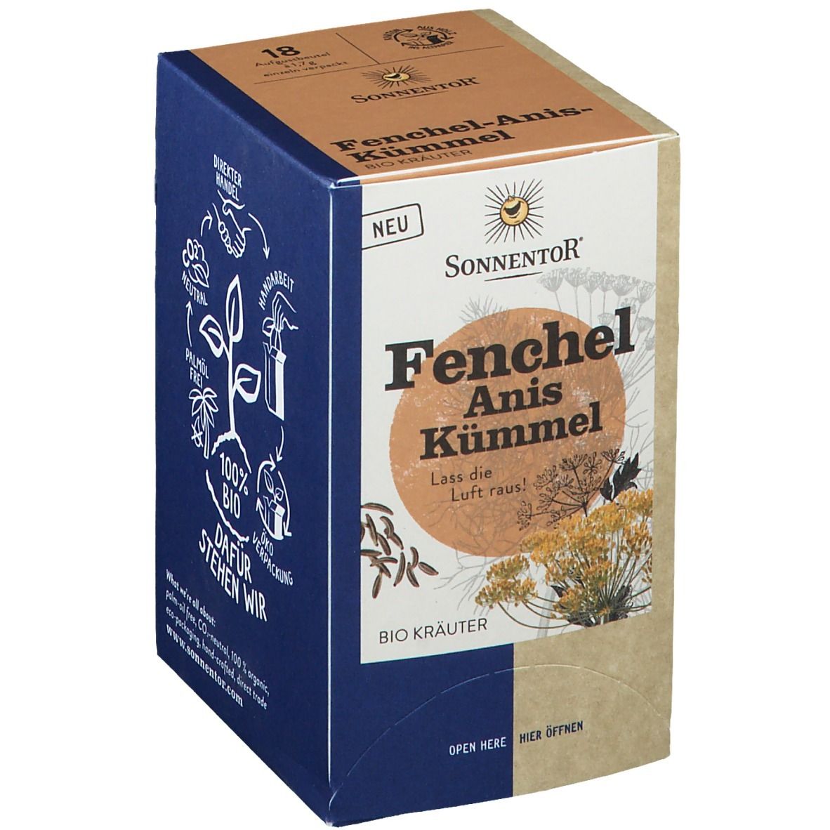 Sonnentor KR TEE Fench/Ani/K Bio 18 St Tee