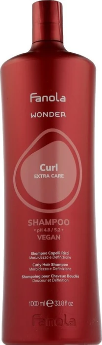 Fanola Wonder Curl Extra Care Shampoo 1000 ml (Flüssiges Shampoo, 1000 ml) (F1076603)